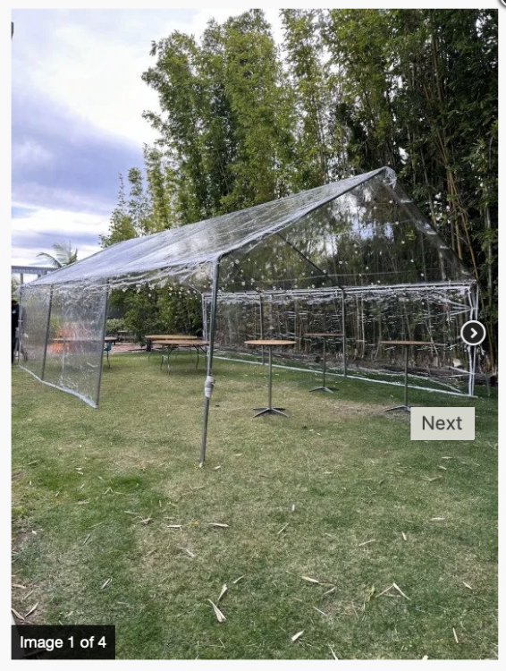 20x30 Clear Tent