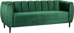 Emerald Green Velvet Sofa