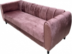 blush20couch201 150607295 Blush Velet Sofa